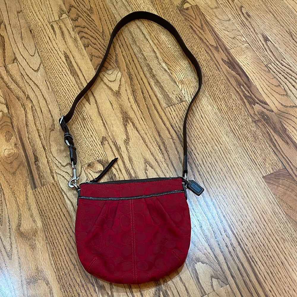 Red Coach bag NWOT